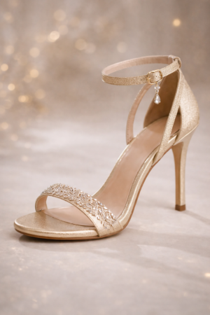 a44cac92-e3c3-4d7e-90c8-54d9083e4e70 Champagne Rhinestone Ankle-Strap Heel